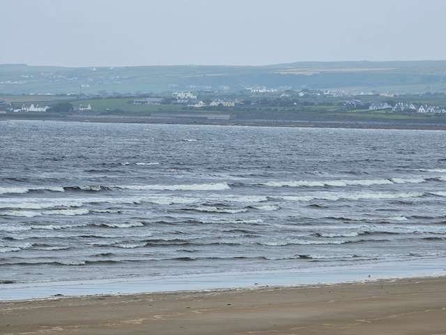 small mushy waves nobody in the water